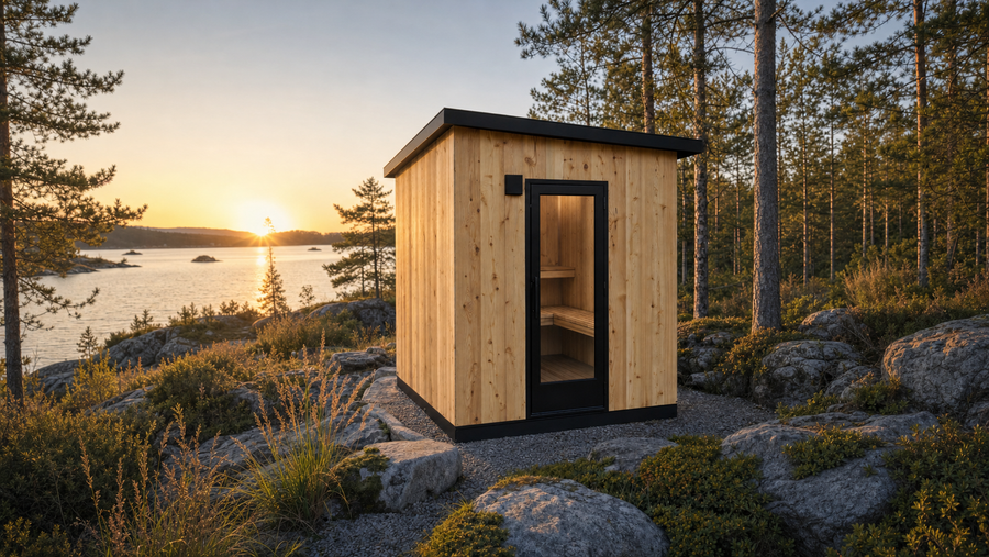 Standard sauna exterior