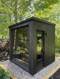 Custom backyard sauna