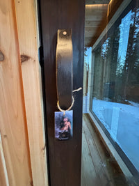 Gather sauna door detail