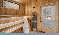 Irish Settler sauna detail
