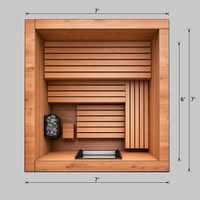 Standard sauna detail 1